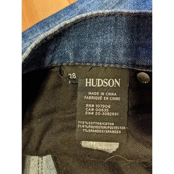 Hudson Womens Size 28 Krista Crop Super Skinny Jeans - Picture 5 of 9